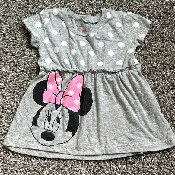 Minnie Mouse matching set toddler girl size 3T short sleeve top and leggings - Picture 3 of 6